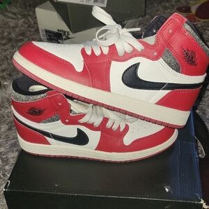 Jordan Kids Sneakers Red and White